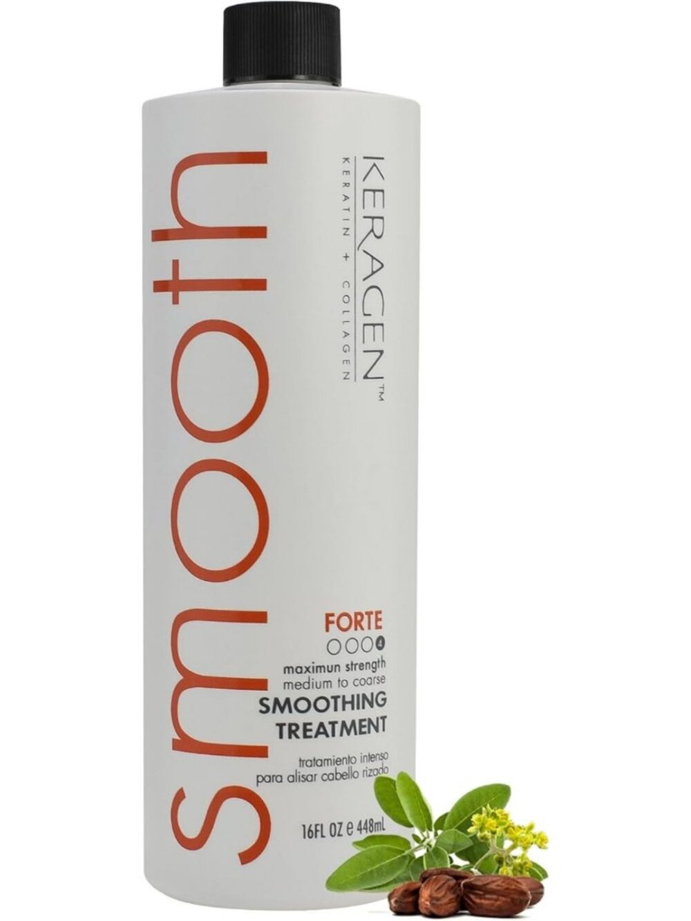 Brazilian Keratin Hair Treatment - Frizz Control, Smoothing, 16 oz for Silky